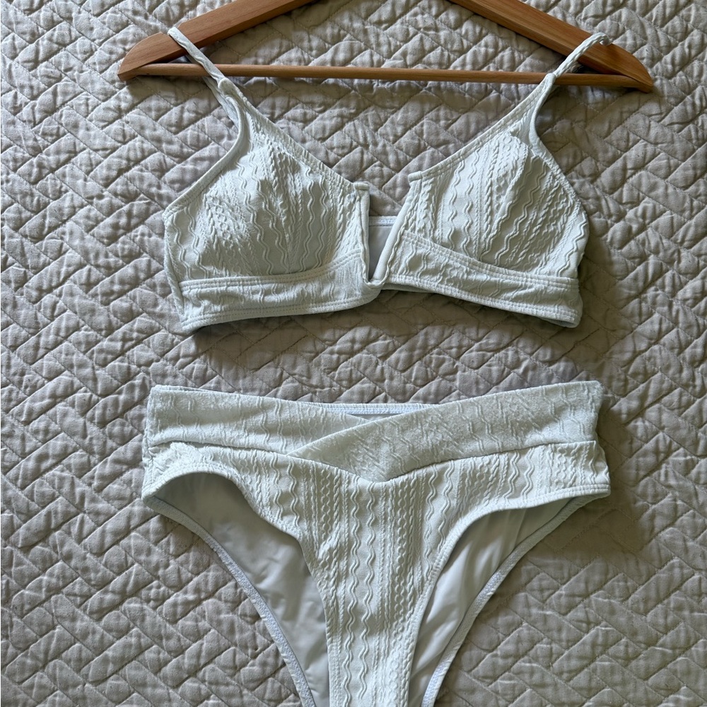 Amazon White Bikini Set